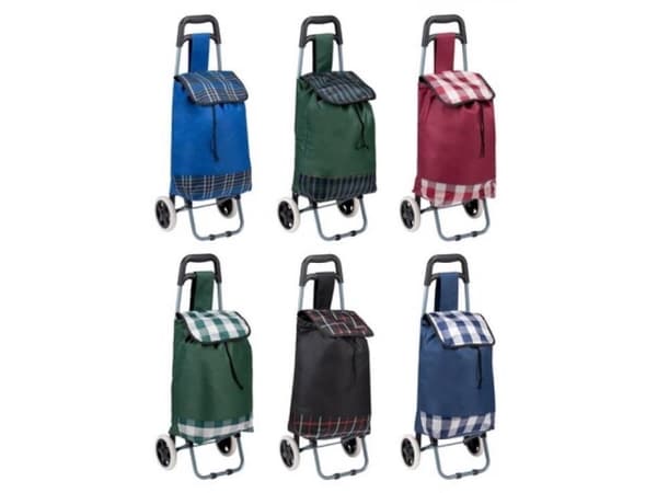 SHOPPING TROLLEY 6ASS OHM 89X34X28CM