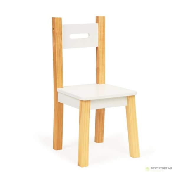 Trämöbler för barn, bord + 2 stolar ECOTOYS