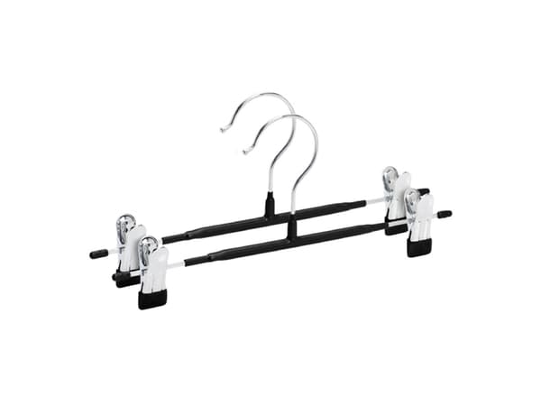 Okko Pvc Dipped Hanger Lsmd040 Black 2Pcs