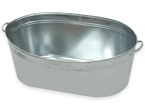 GALVANIZED TUB 100L 78X65X32CM