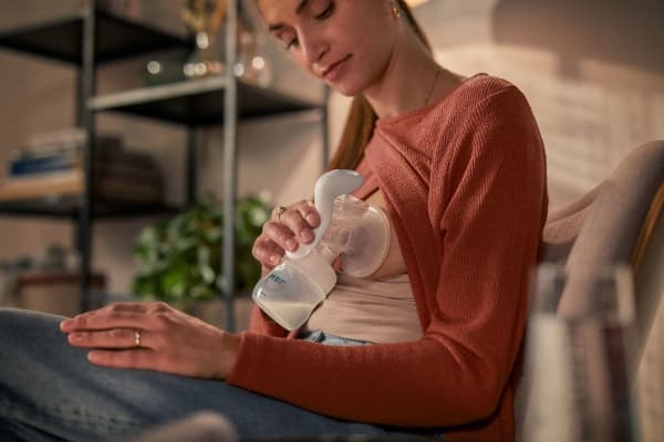 Philips AVENT SCF430/01 Manuell brystpumpe, 125 ml, Manuell, Gjennomsiktig