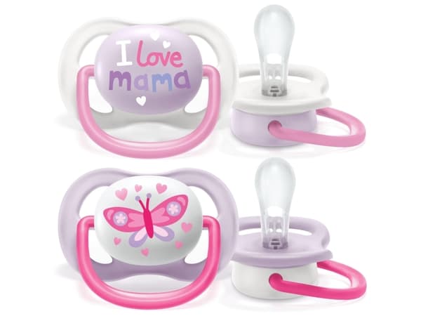 Philips AVENT ultra air SCF080/02 napp, Ortodontisk, Silikon, Pojke/flicka, Tål diskmaskin