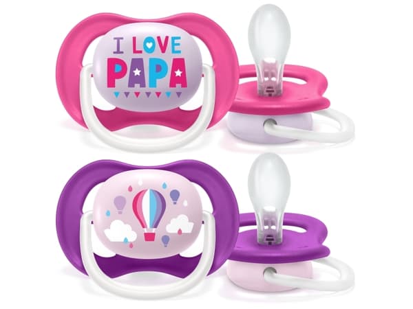 Philips AVENT ultra air SCF080/04 napp, Ortodontisk, Silikon, Pojke/flicka, Tål diskmaskin
