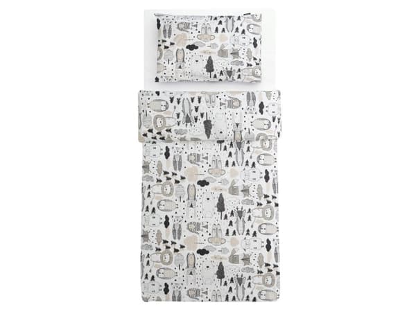 Familon Kids Organic Duvet Cover Set, kakao
