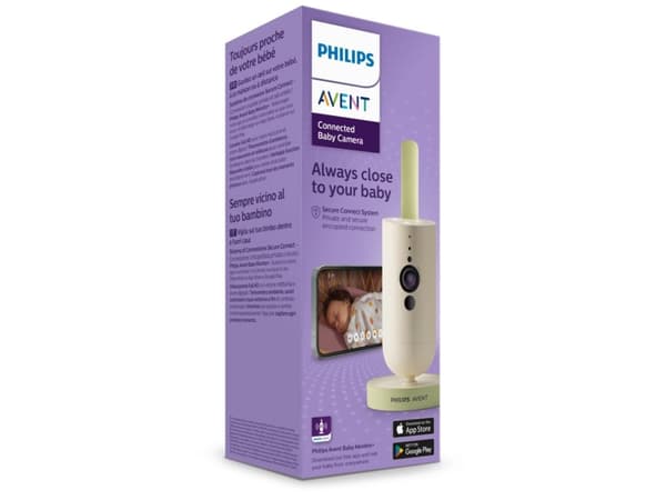Philips AVENT Baby Monitor SCD643/26 Tilkoblet babykamera, 1920 x 1080 piksler, Android, Android 10.0, Android 11.0, Android 12.0, Android 13.0, Andr