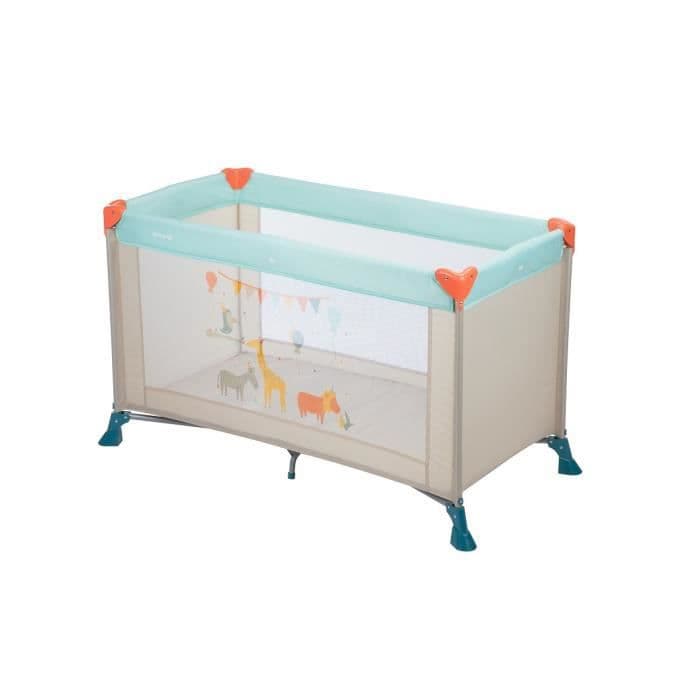 SIKKERHED 1ST Barneseng Soft Dreams Happy Day - Fra 0 måneder til 3 år - Blandet baby - Blå og grå