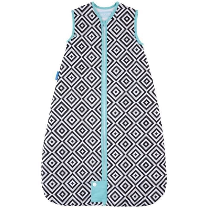 GRO-YRITYS Grobag Baby -makuupussi - Jet Diamonds Travel - TOG 2,5 - 6-18 kuukautta