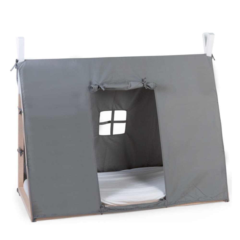 CHILDHOME Tipitrekk til seng 70x140 cm grå