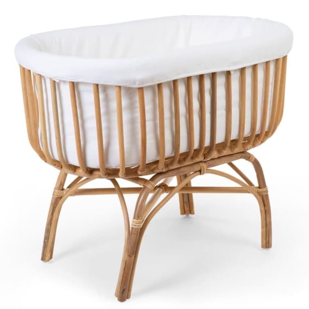 CHILDHOME Rottingvuggetrekk 95x65x33 cm offwhite