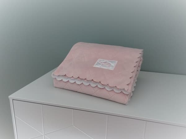 Quiltad filt Rosa Rätt Start