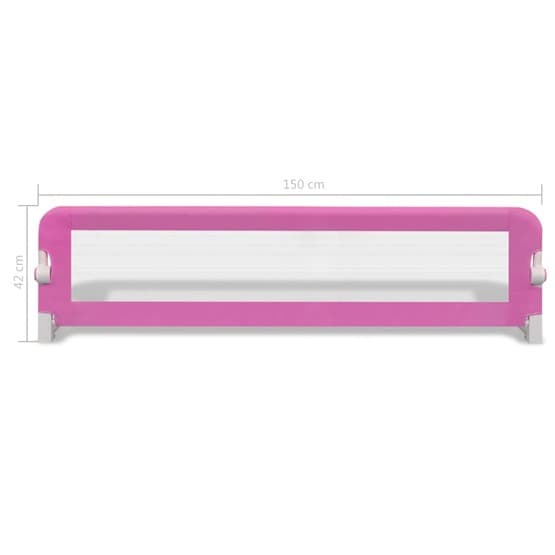 Sängskena För Barn 2 St Rosa 150X42 Cm