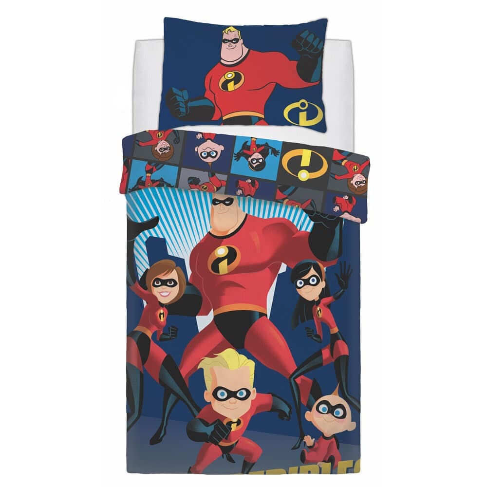 Incredibles Super City Panel Påslakan Set