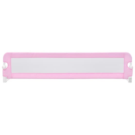 Sängskena För Barn Rosa 180X42 Cm Polyester