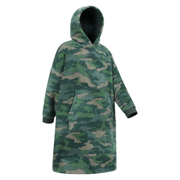 Mountain Warehouse Barn/Kids Borg Fodrad Camo Hoodie Filt