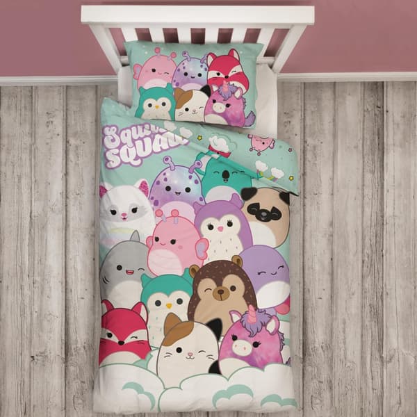 Squishmallows Bäddset Squish Squad 150x210cm