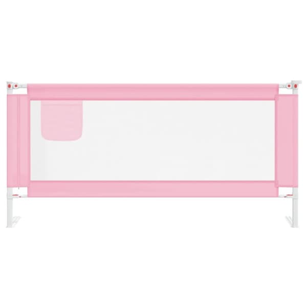 Turvalaita sänkyyn pinkki 190x25 cm kangas
