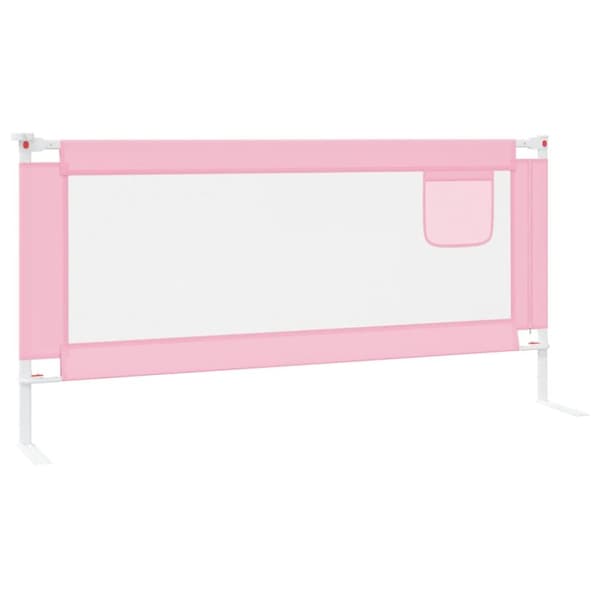 Turvalaita sänkyyn pinkki 190x25 cm kangas