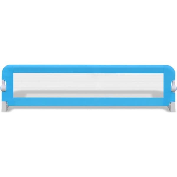Turvalaita sänkyyn 2 kpl sininen 150x42 cm