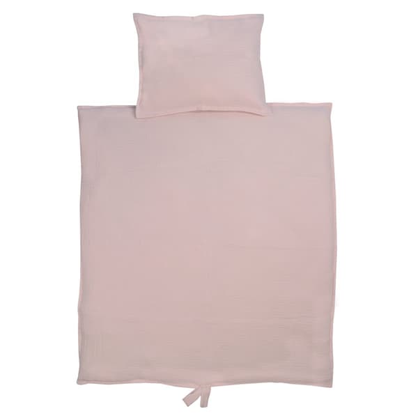 Vega Muslin Bäddset 70 x 80 cm Powder Pink Oh, Poppy!