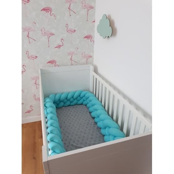 Lamelbeskyttelse - Knudepude Bambino - 3,5 Meter - Turkis