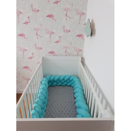 Lamelbeskyttelse - Knudepude Bambino - 3,5 Meter - Turkis