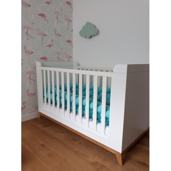 Lamelbeskyttelse - Knudepude Bambino - 3,5 Meter - Turkis