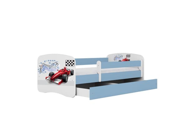 Babydreams lastensänky 160x80cm patjalla Basic - Formula, sininen