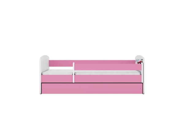 Babydreams lastensänky 160x80cm patjalla Basic - Formula, vaaleanpunainen