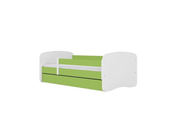Babydreams lastensänky 180x80cm patjalla Basic - Prinsessa ratsulla, vihreä