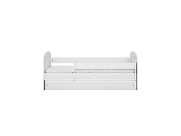 Kocot Kids lastensänky 140x80cm patjalla Basic ilman säilytyslaatikkoa, valkoinen