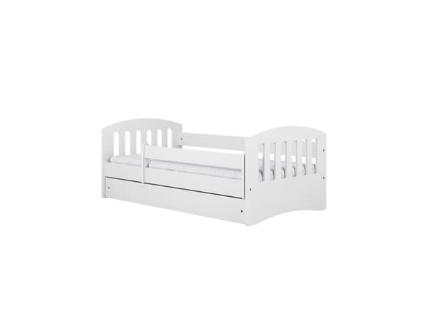 Kocot Kids lastensänky 140x80cm patjalla Basic ilman säilytyslaatikkoa, valkoinen