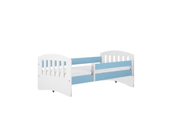 Kocot Kids lastensänky 160x80cm patjalla Basic ilman säilytyslaatikkoa, sininen