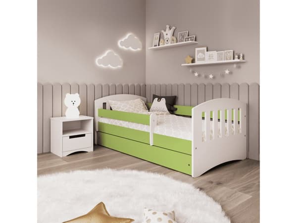 Kocot Kids lastensänky 160x80cm runko ilman säilytyslaatikkoa, vihreä
