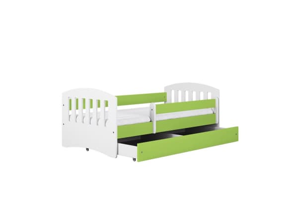 Kocot Kids lastensänky 180x80cm runko ilman säilytyslaatikkoa, vihreä