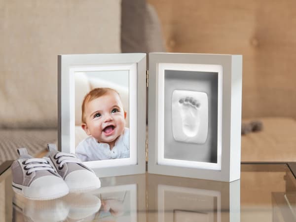 Babyprints Ram Dubbel Ledad Grå, Pearhead