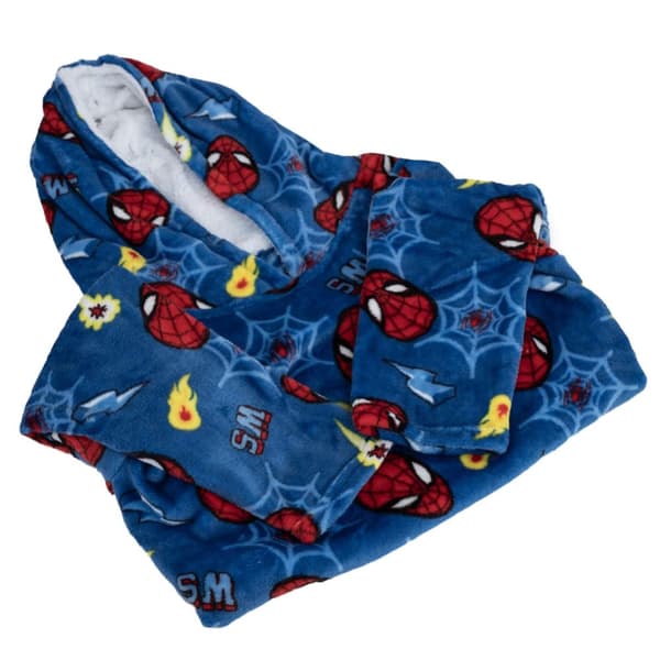 Spider-Man Childrens/Kids Hoodie Blanket