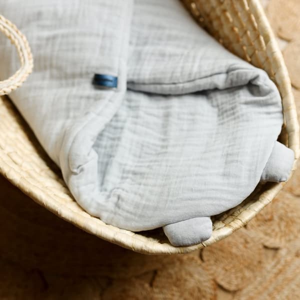 Muslin Grå Baby Swaddle