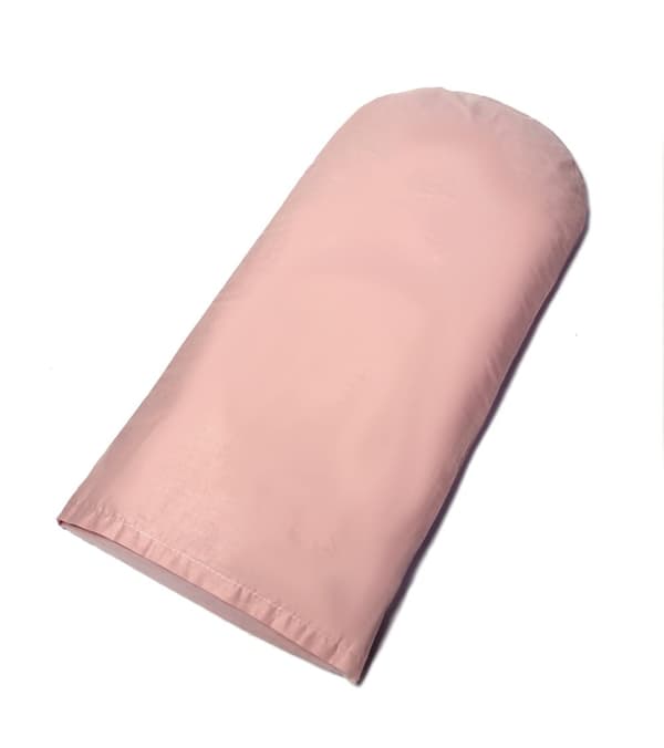 Babykokon med flæser, beskidt pink