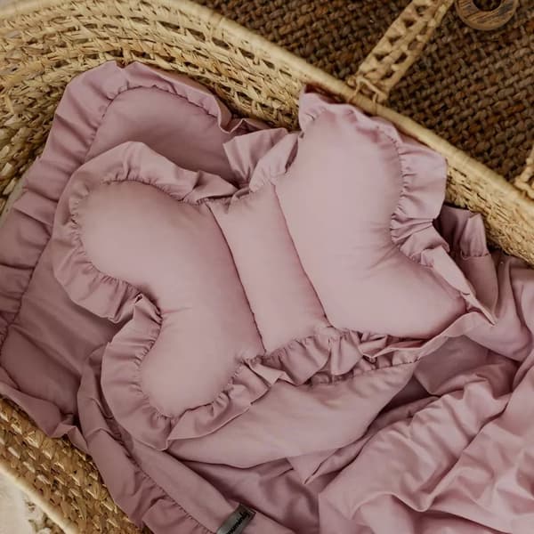 Butterfly Anti-Shock pude med flæse | Dirty Pink