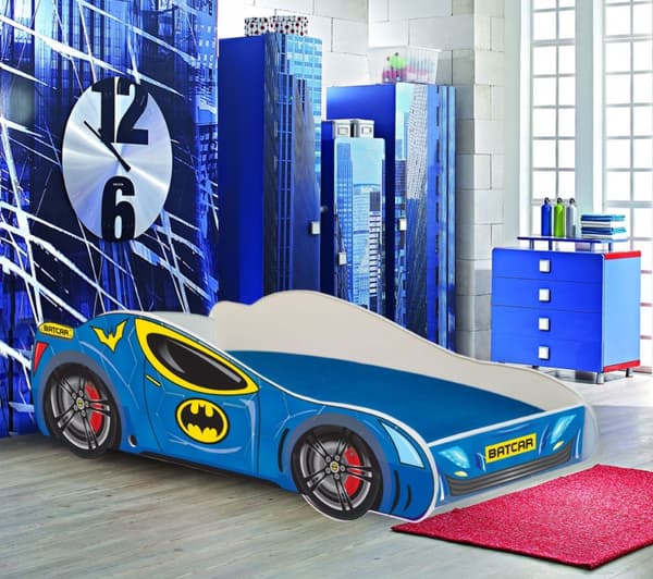 BATCAR barnsäng 140x70 - med madrass