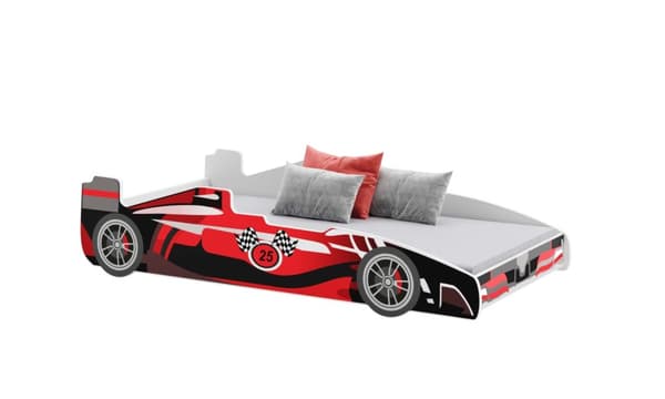 FORMULA röd barnsäng 160x80 cm