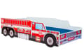 Miniatyrbild 1 av 6: Brandbil enkelbädd 140x70 med madrass