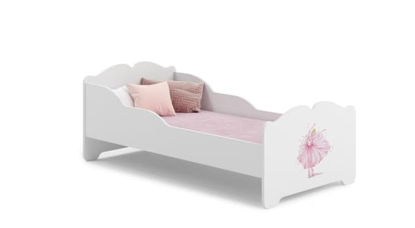 ANNA barnsäng med madrass 160x80 Prinsessan i kronan