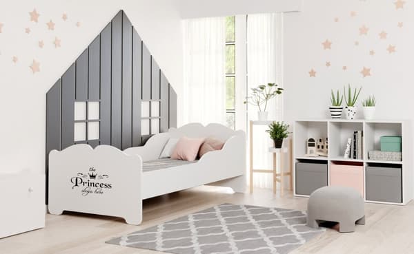 ANNA barnsäng med madrass 160x80 Princess