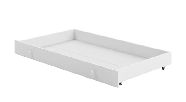 ERYK lasten sänky laatikolla ja kiskolla 160x80 kahva valkoinen