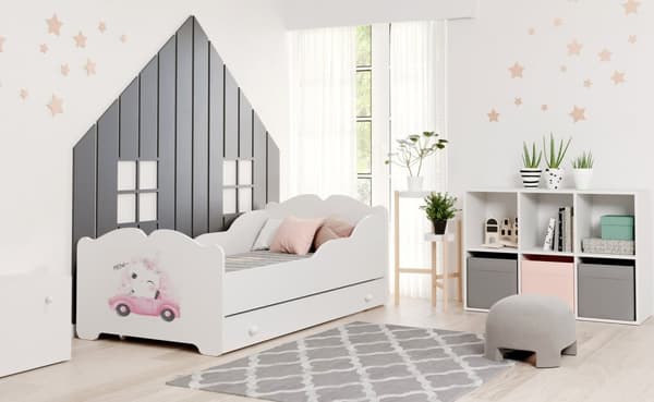 ANNA lasten sänky laatikolla 160x80 Cat
