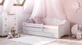 Miniatyrbillede 2 af 9: Emma børneseng 180x80 pink, med skuffe