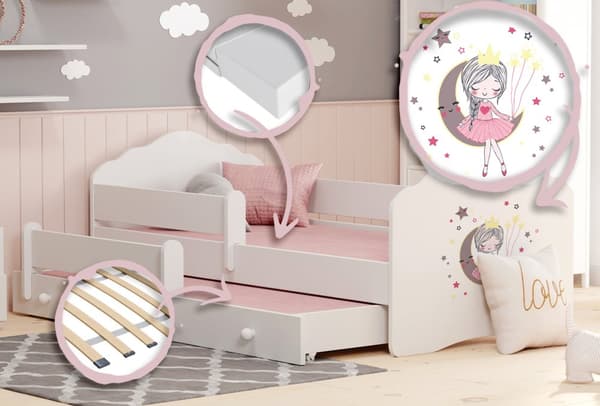 FALA dobbeltseng 160x80 Princess