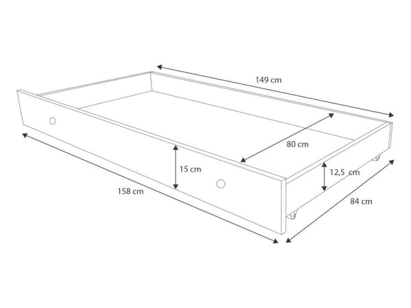 FALA dobbeltseng 160x80 Princess