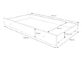 Miniatyrbillede 7 af 10: FALA dobbeltseng 160x80 Princess